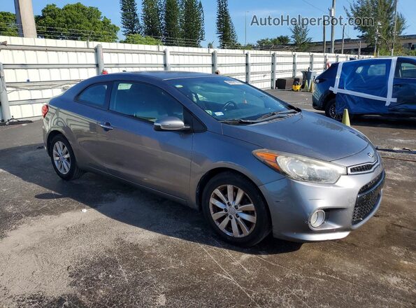 KNAFX6A89G5647827 2016 KIA FORTE Gray Передня права чверть
