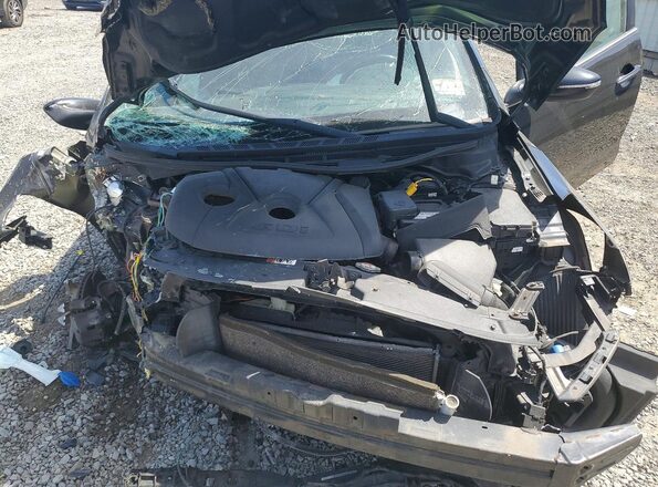 KNAFZ4A88G5448363 2016 KIA FORTE Черный Вид задней части салона