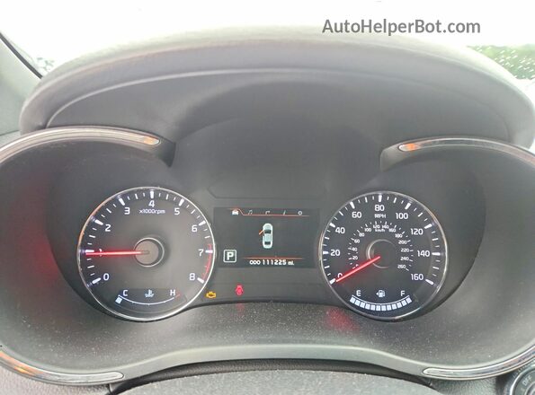 KNAFZ6A31G5601360 2016 KIA FORTE Black Instrument cluster view