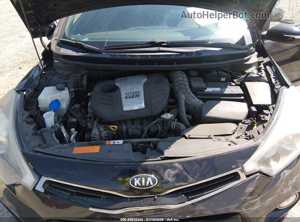KNAFZ6A35G5629968 2016 KIA FORTE KOUP Black Вид ззаду