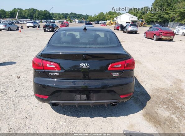 KNAFZ6A35G5629968 2016 KIA FORTE KOUP Black 