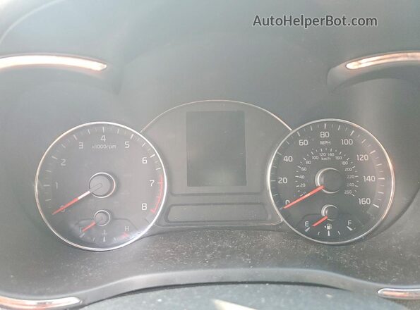 KNAFZ6A3XG5580508 2016 KIA FORTE Черный Вид щитка приборов