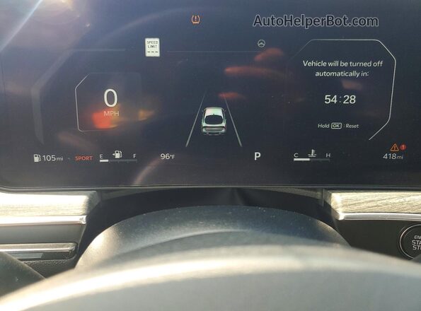 KNAG34J75S5336478 2025 KIA K5 Blue Widok zestawu wskaźników
