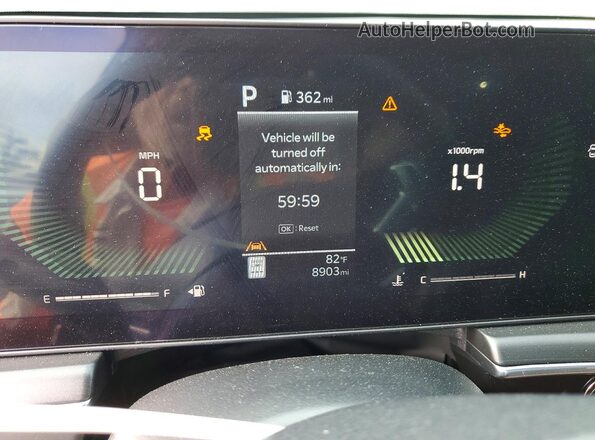 KNAG44J89S5336845 2025 KIA K5 Gray Instrument cluster view