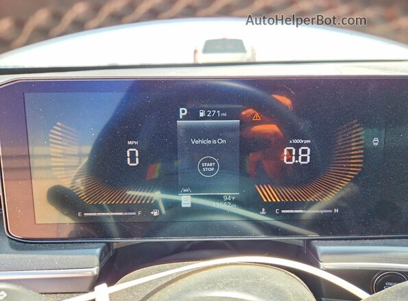 KNAG64J71S5383465 2025 KIA K5 White Instrument cluster view