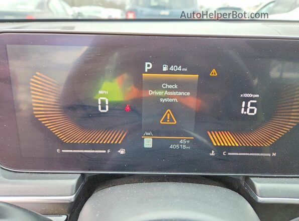 KNAG64J72S5284945 2025 KIA K5 Gray Սարքավորումների վահանակի տեսք