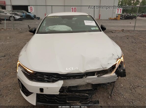 KNAG64J72S5301016 2025 KIA K5 White Widok zestawu wskaźników