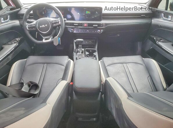 KNAG64J73S5271640 2025 KIA K5 Red Dashboard view