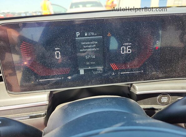 KNAG64J75T5408966 2026 KIA K5 Black Вид щитка приладів