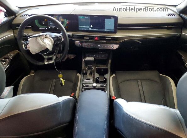 KNAG64J76S5372350 2025 KIA K5 White Widok deski rozdzielczej
