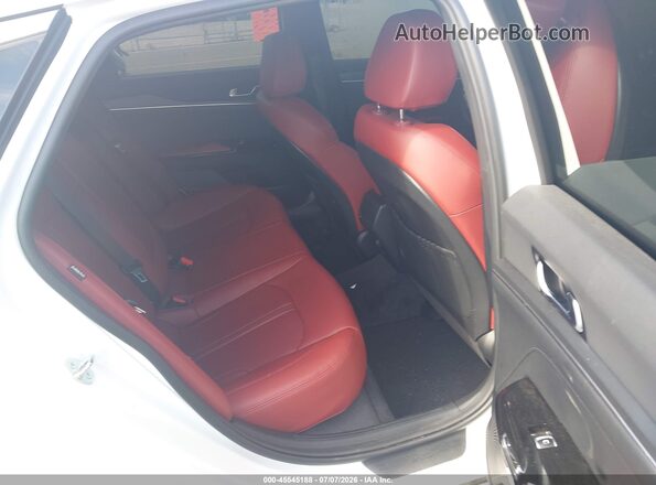 KNAG64J77S5356772 2025 KIA K5 White VIN կոդի պիտակի տեսք