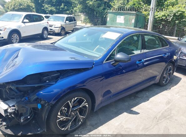 KNAG64J77S5380165 2025 KIA K5 Синий Панорамный вид салона 360°
