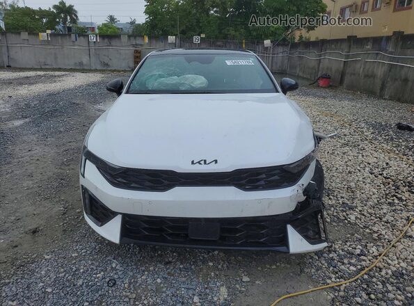 KNAG64J78S5384502 2025 KIA K5 White Դիմացի տեսք