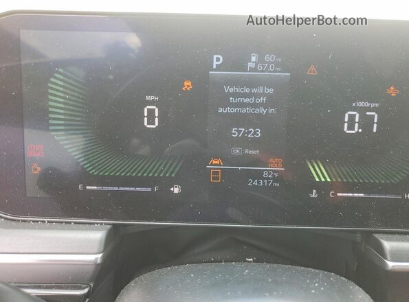 KNAG64J78S5384502 2025 KIA K5 White Սարքավորումների վահանակի տեսք