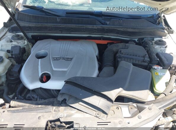 KNAGM4AD8G5096563 2016 KIA OPTIMA HYBRID White უკანა ხედი