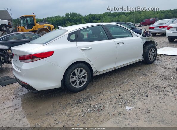 KNAGT4L30G5105246 2016 KIA OPTIMA White Tył prawy