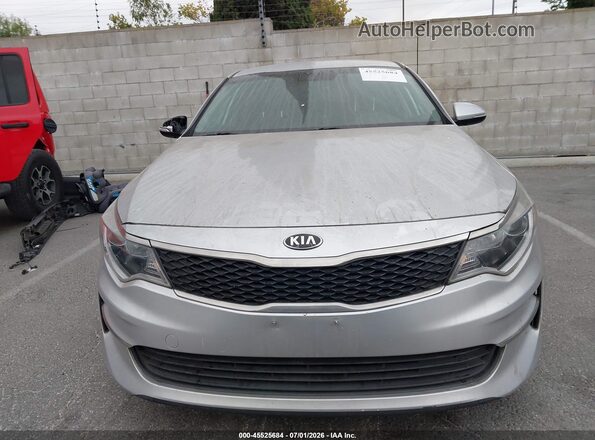 KNAGT4L30G5111452 2016 KIA OPTIMA Silver წინა პანელის ხედი