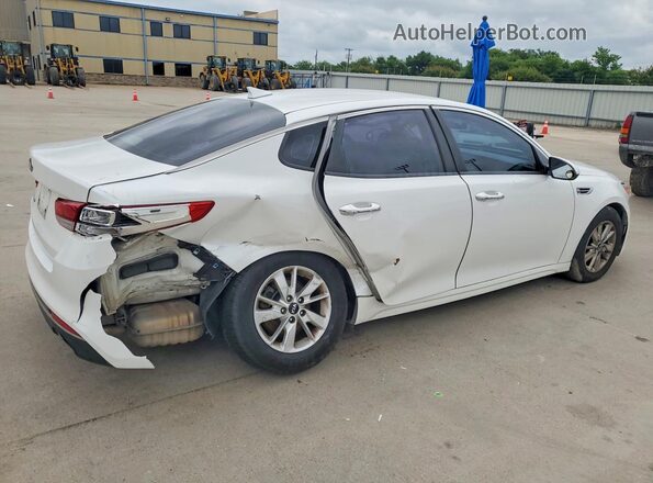 KNAGT4L34G5074342 2016 KIA OPTIMA White უკანა მარჯვენა