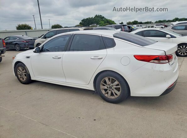 KNAGT4L34G5074342 2016 KIA OPTIMA White უკანა მარცხენა