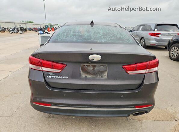 KNAGT4L34J5239779 2018 KIA OPTIMA Black უკანა ხედი