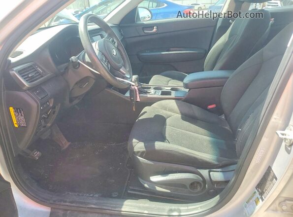 KNAGT4L35H5157036 2017 KIA OPTIMA Silver Front interior view