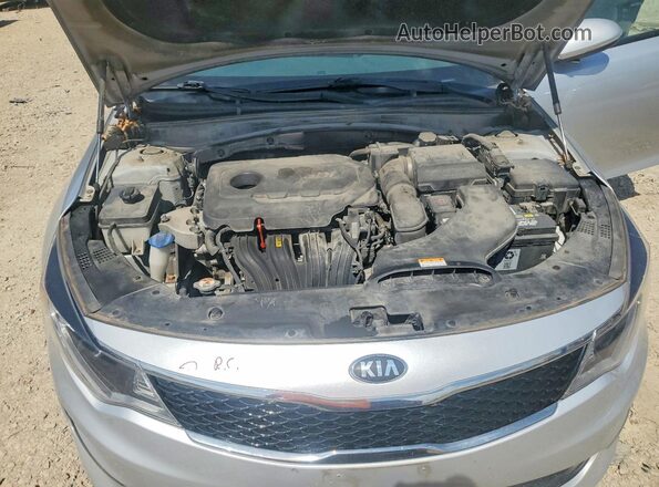 KNAGT4L35H5157036 2017 KIA OPTIMA Silver Rear interior view