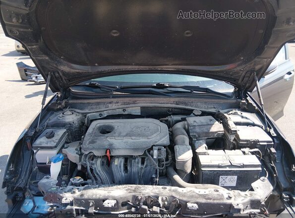 KNAGT4L35J5217032 2018 KIA OPTIMA Black Widok z tyłu