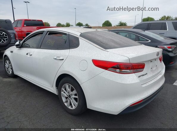 KNAGT4L36G5103274 2016 KIA OPTIMA White Tył lewy
