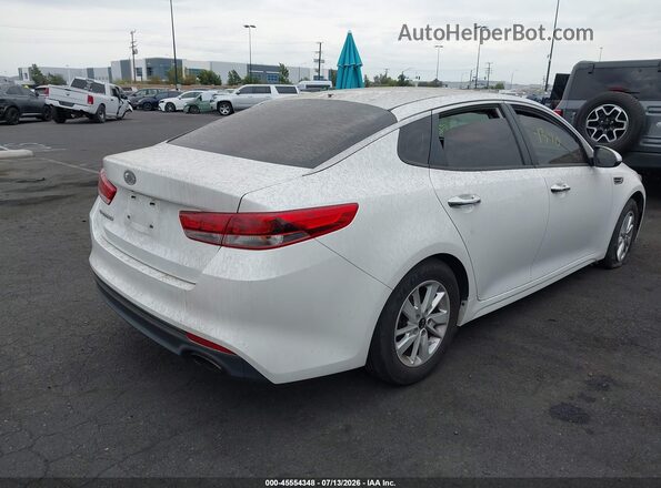 KNAGT4L36G5103274 2016 KIA OPTIMA White Tył prawy