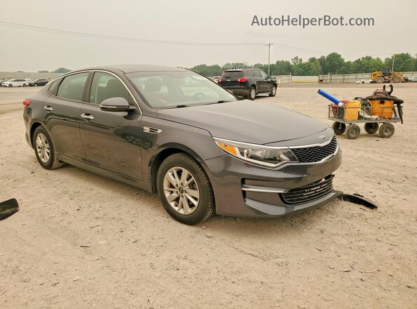 KNAGT4L36H5142075 2017 KIA OPTIMA Gray Передня права чверть