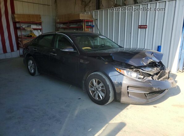 KNAGT4L39H5150140 2017 KIA OPTIMA Charcoal Передня права чверть