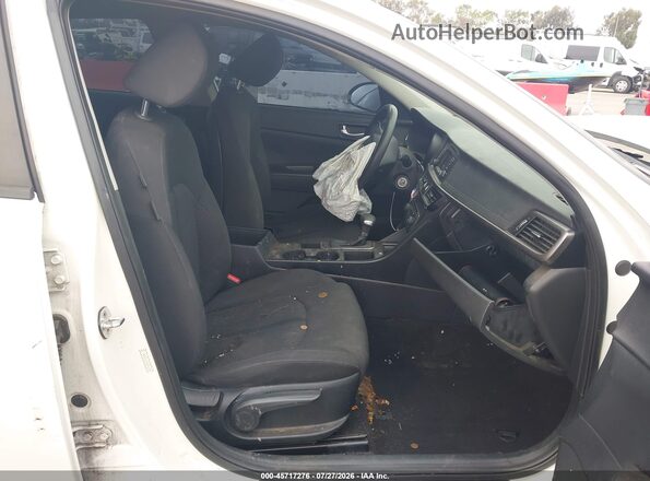 KNAGT4L3XG5101835 2016 KIA OPTIMA White Вид салону спереду