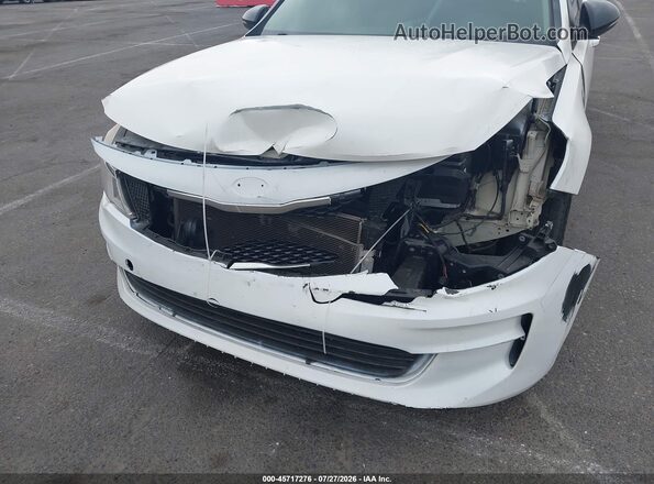 KNAGT4L3XG5101835 2016 KIA OPTIMA White Вид спереду