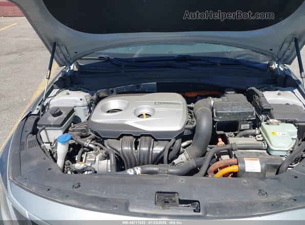 KNAGT4LC2H5004713 2017 KIA OPTIMA HYBRID Silver უკანა ხედი