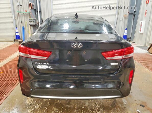 KNAGT4LE5H5011270 2017 KIA OPTIMA Black Widok z tyłu