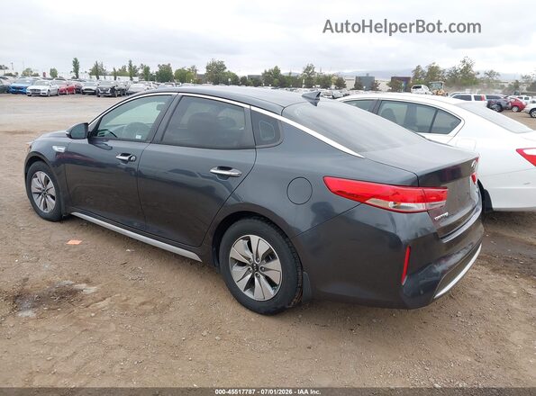 KNAGT4LE5H5011771 2017 KIA OPTIMA HYBRID Gray Հետևի ձախ