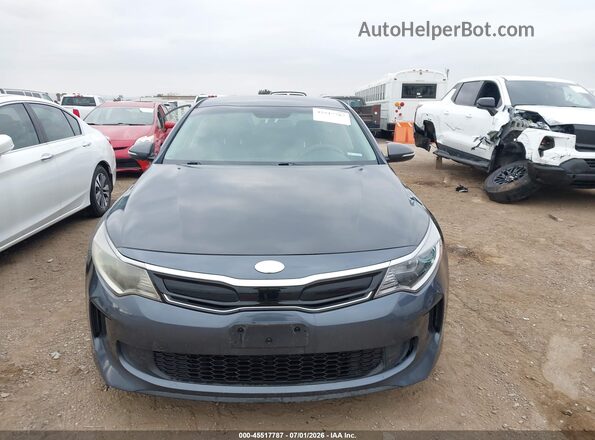 KNAGT4LE5H5011771 2017 KIA OPTIMA HYBRID Gray Սարքավորումների վահանակի տեսք