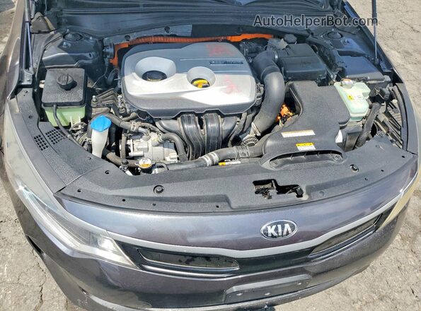 KNAGT4LE9H5011952 2017 KIA OPTIMA Gray Սալոնի հետևի տեսք