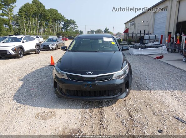 KNAGU4LC6H5006297 2017 KIA OPTIMA HYBRID Black უკანა სალონის ხედი