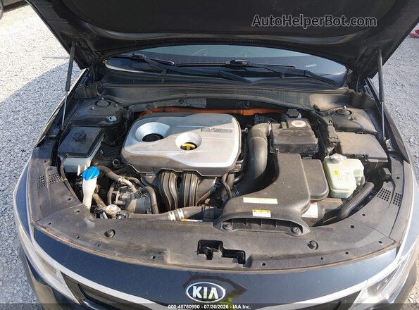 KNAGU4LC6H5006297 2017 KIA OPTIMA HYBRID Black უკანა ხედი