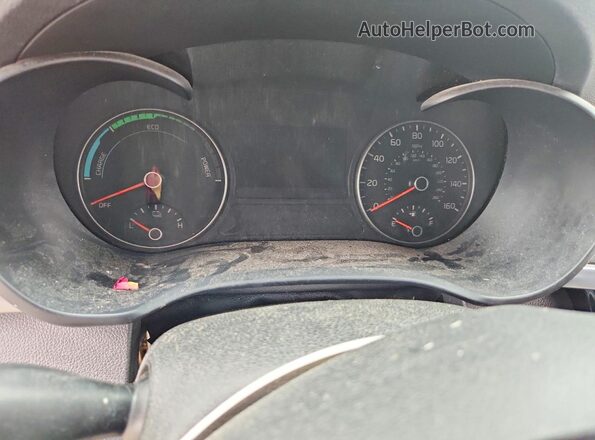 KNAGU4LE1H5012624 2017 KIA OPTIMA Blue Widok zestawu wskaźników