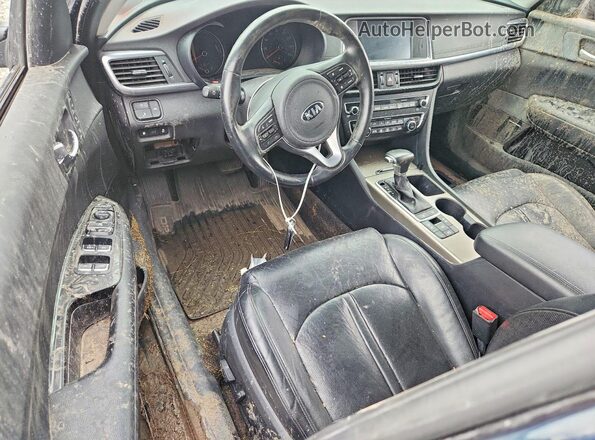 KNAGU4LE1H5012624 2017 KIA OPTIMA Blue Widok deski rozdzielczej