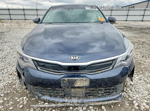 KNAGU4LE1H5012624 2017 KIA OPTIMA Blue Widok z przodu