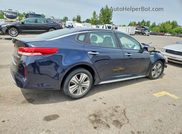 KNAGU4LE2J5023850 2018 KIA OPTIMA Синий Задняя правая четверть