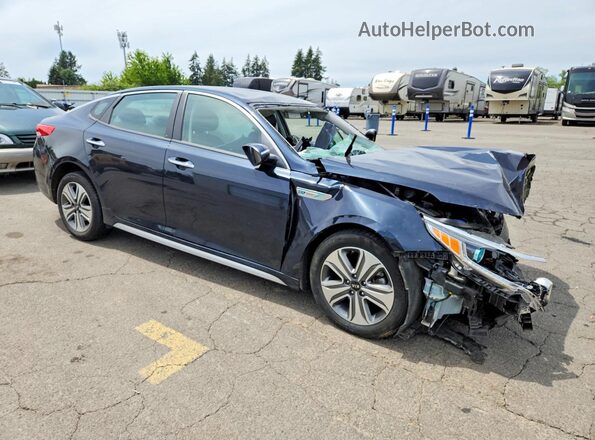 KNAGU4LE2J5023850 2018 KIA OPTIMA Синий Передняя правая четверть