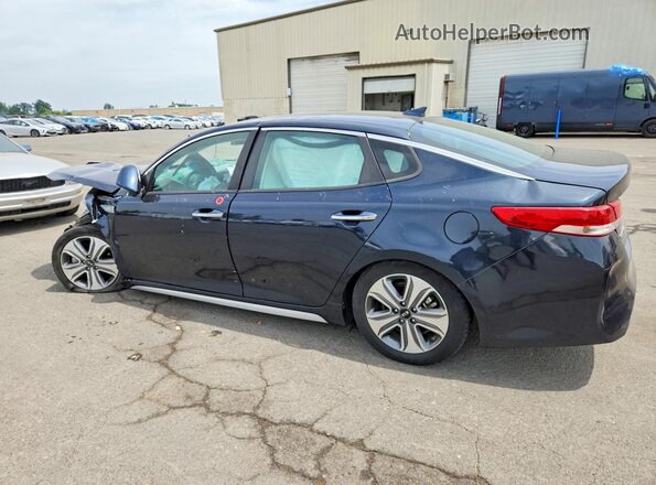 KNAGU4LE2J5023850 2018 KIA OPTIMA Синий Задняя левая четверть