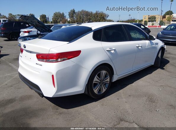 KNAGU4LE3H5012558 2017 KIA OPTIMA HYBRID White უკანა მარჯვენა
