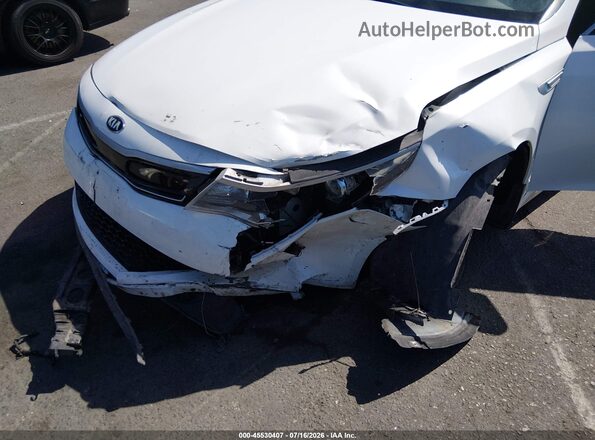 KNAGU4LE3H5012558 2017 KIA OPTIMA HYBRID White წინა ხედი