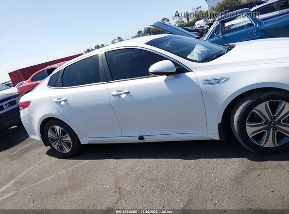 KNAGU4LE3H5012558 2017 KIA OPTIMA HYBRID White უკანა სალონის ხედი
