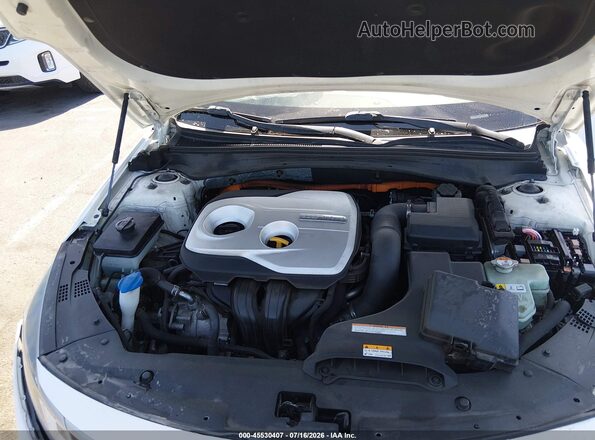 KNAGU4LE3H5012558 2017 KIA OPTIMA HYBRID White უკანა ხედი